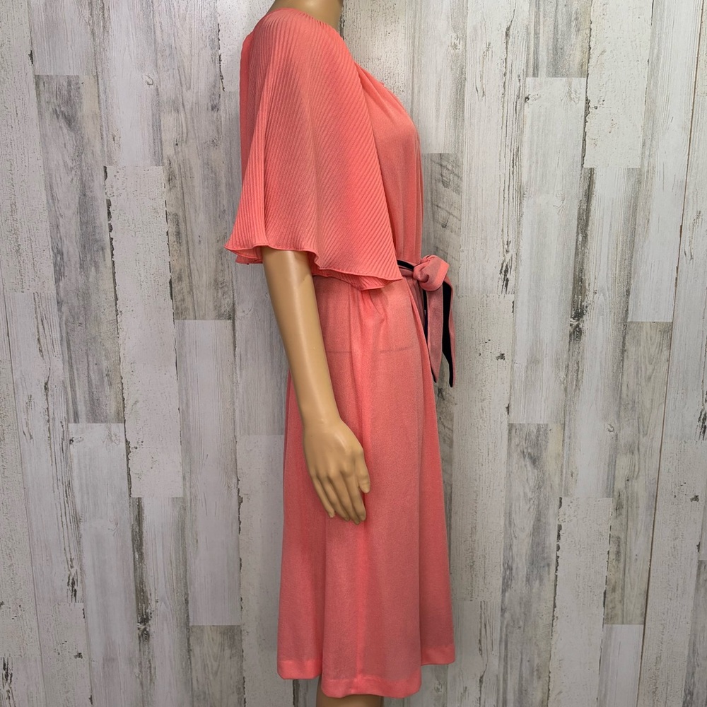 Vintage Belted Coral‎ Nightgown - Picture 6 of 7